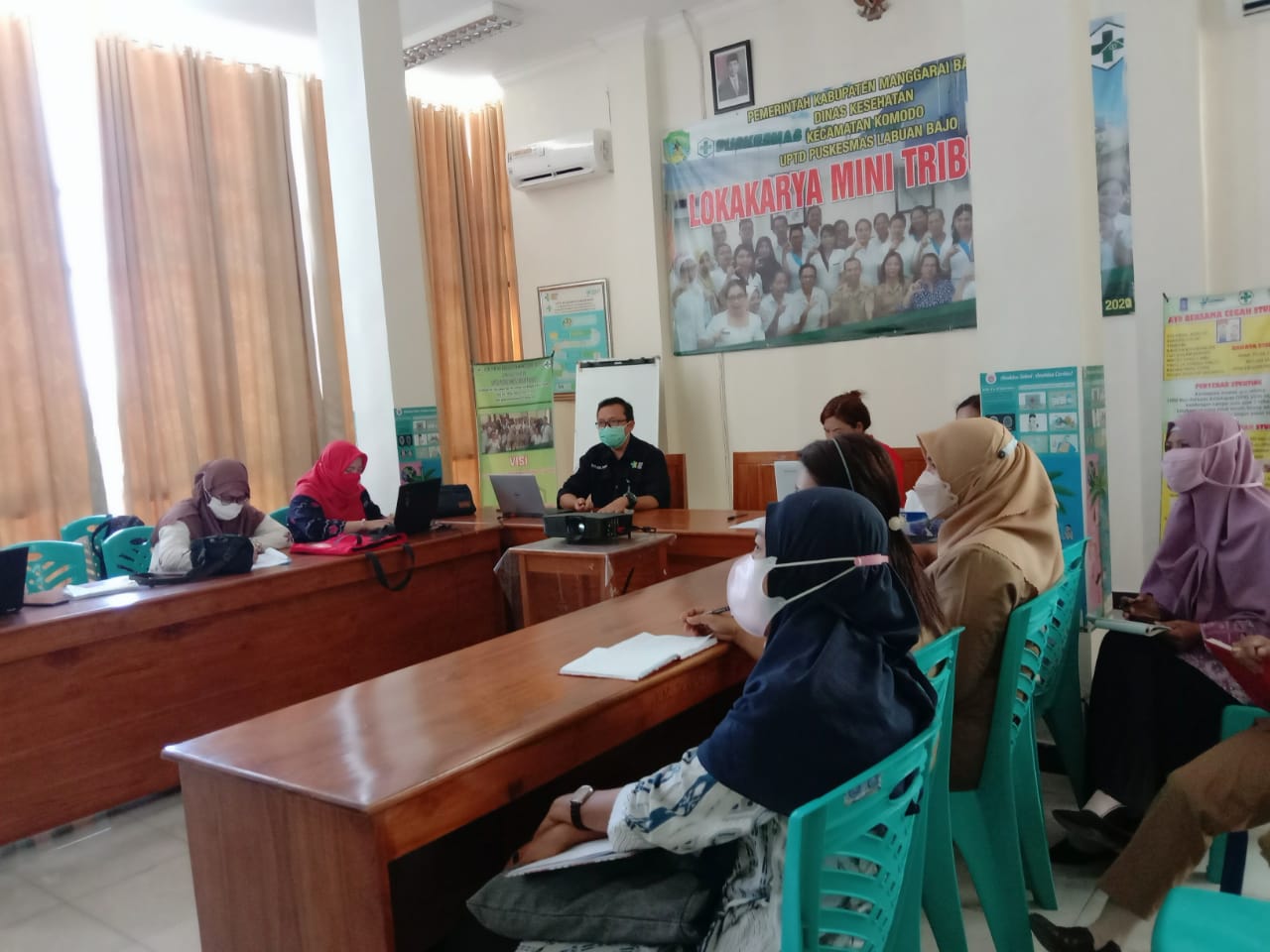 Kegiatan kewaspadaan KLB PISP di PKM L.Bajo 30 Agustus 2022